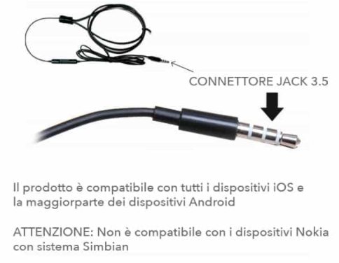 Micro auricolare a laccio induttivo